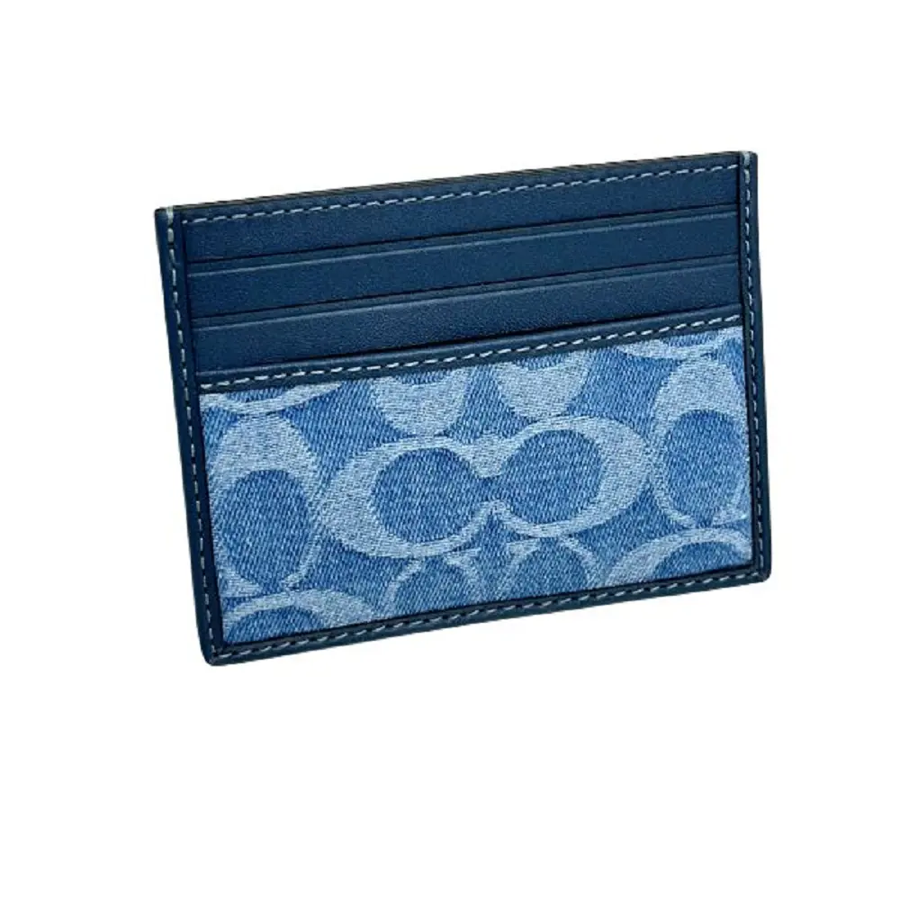 Ví Coach Slim Card Case ‘Navy’ CDF46-DEN - Ảnh 3