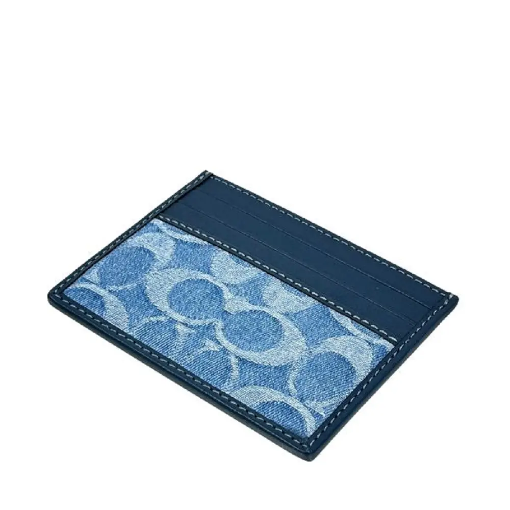 Ví Coach Slim Card Case ‘Navy’ CDF46-DEN - Ảnh 4