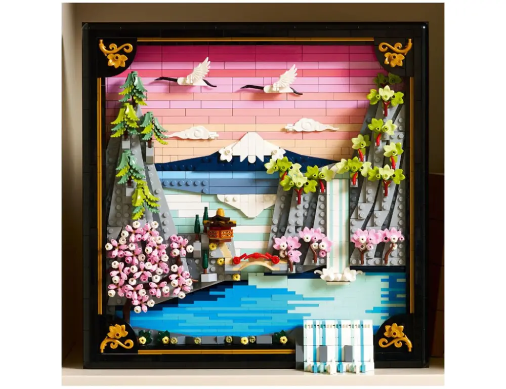 Mô hình LEGO ART Japanese Cherry Blossom Scene 31218