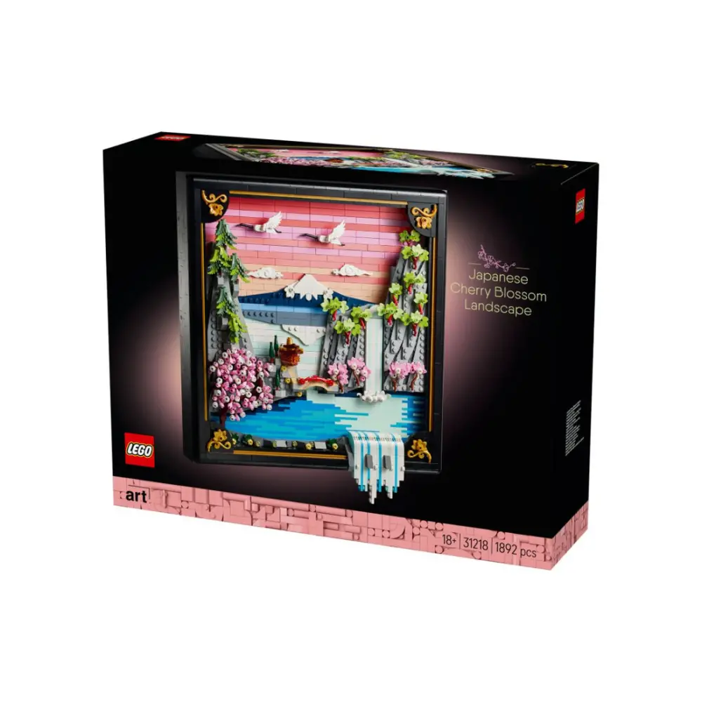 Mô hình LEGO ART Japanese Cherry Blossom Scene 31218 - Ảnh 5