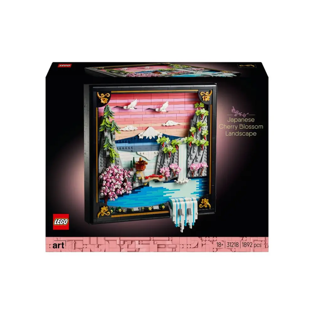 Mô hình LEGO ART Japanese Cherry Blossom Scene 31218 - Ảnh 6