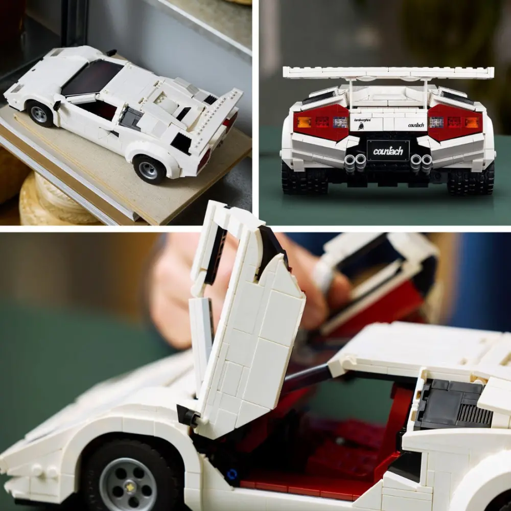 Alternative view of Mô hình LEGO ICONS Lamborghini Countach 5000 Quattrovalvole 10337