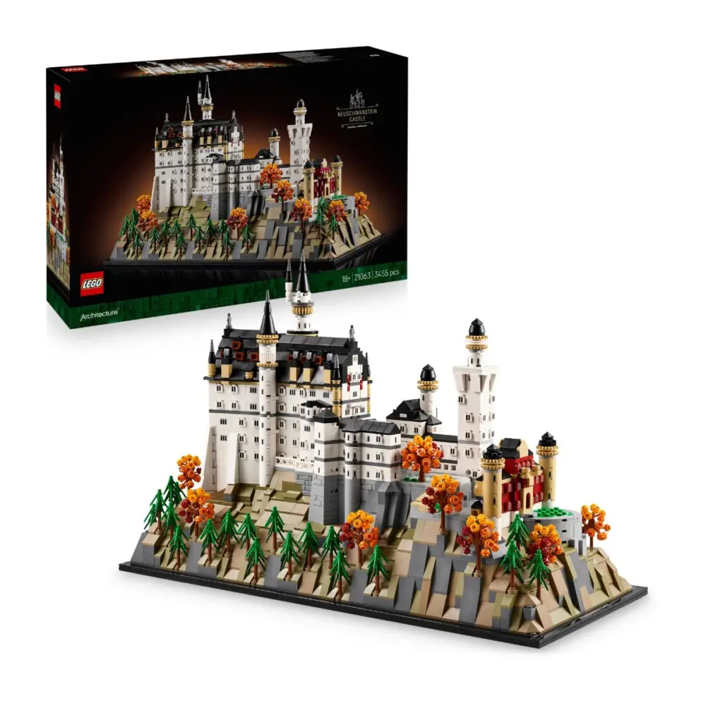 Mô hình Lego LEGOARCHITECTURE Neuschwanstein Castle 21063 - Ảnh 6