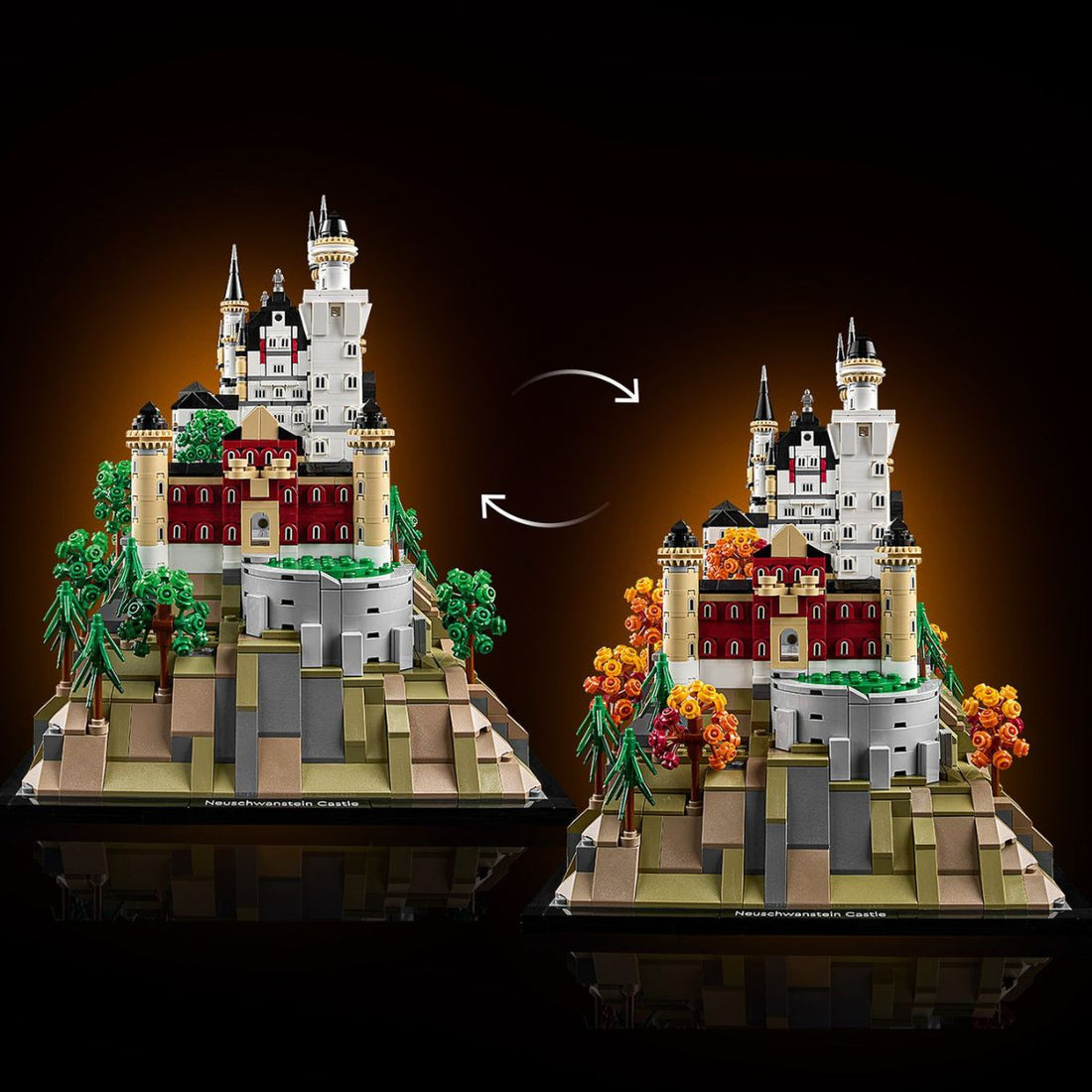 Alternative view of Mô hình Lego LEGOARCHITECTURE Neuschwanstein Castle 21063