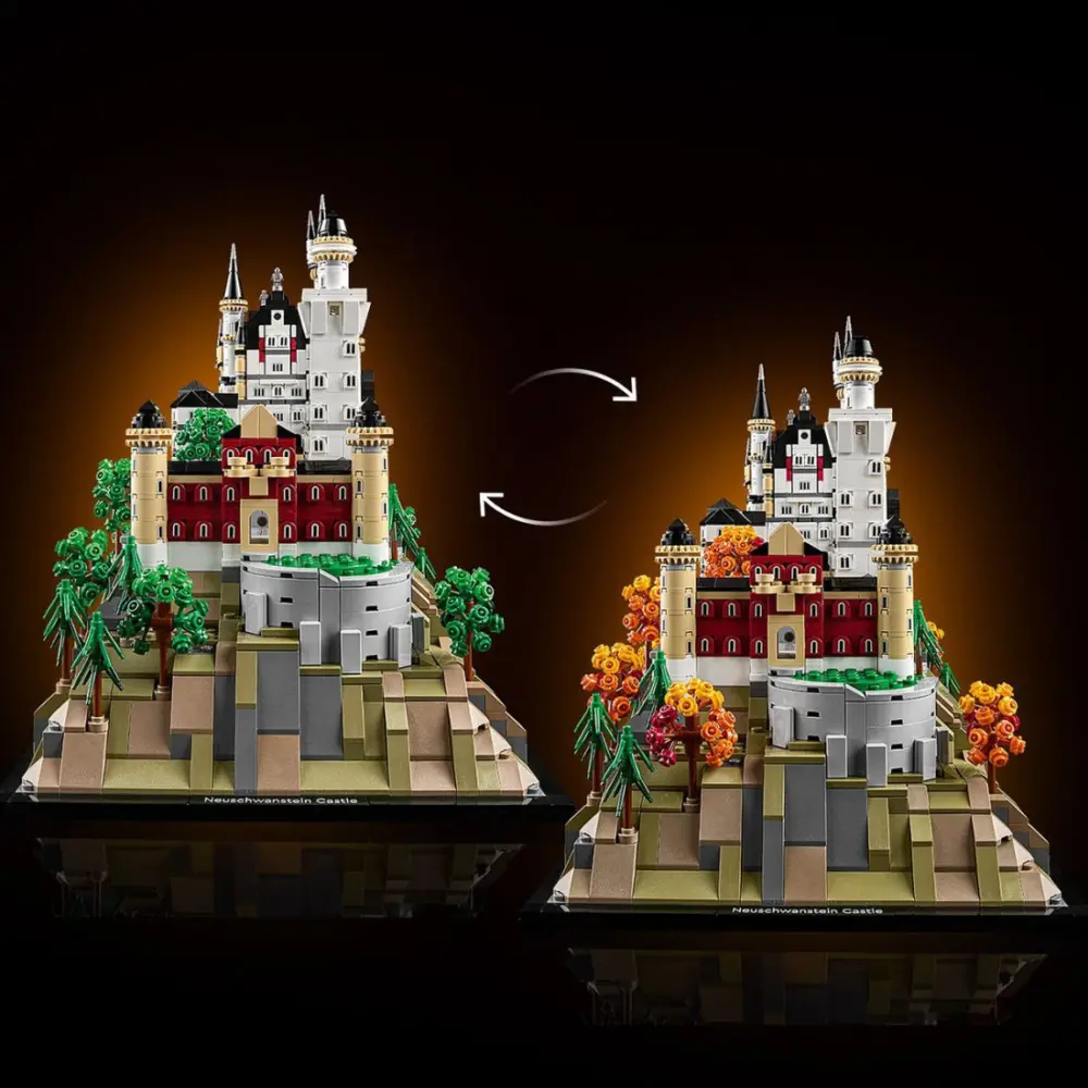 Alternative view of Mô hình Lego LEGOARCHITECTURE Neuschwanstein Castle 21063