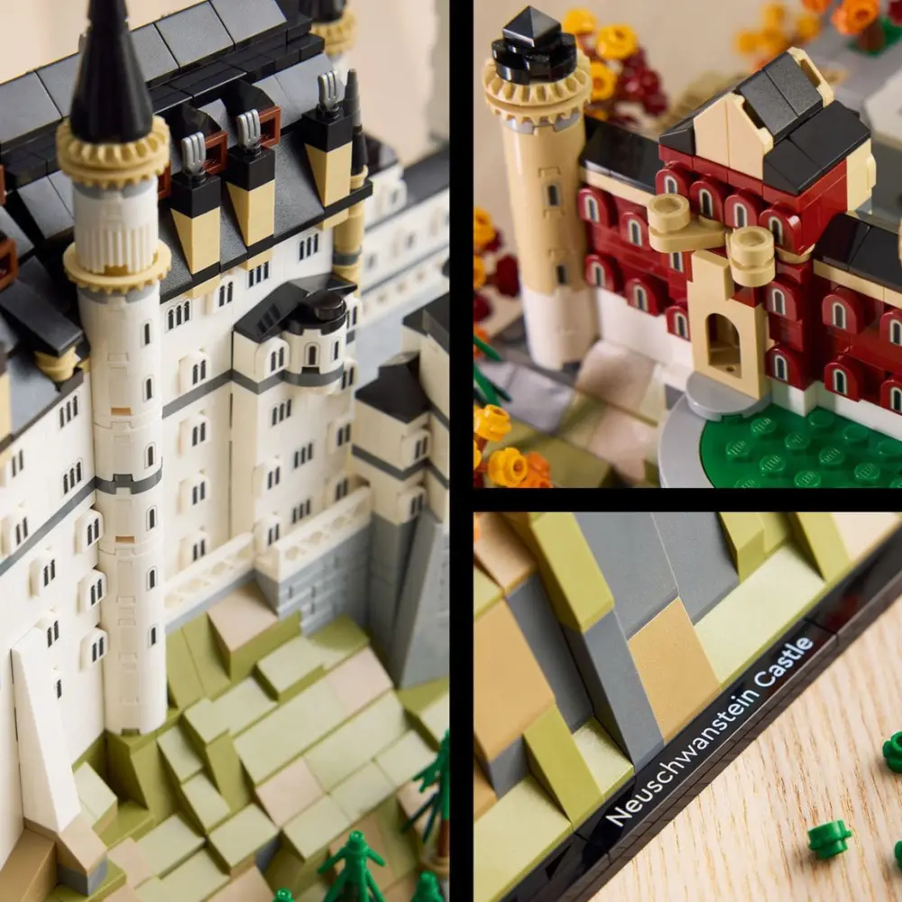 Mô hình Lego LEGOARCHITECTURE Neuschwanstein Castle 21063 - Ảnh 3