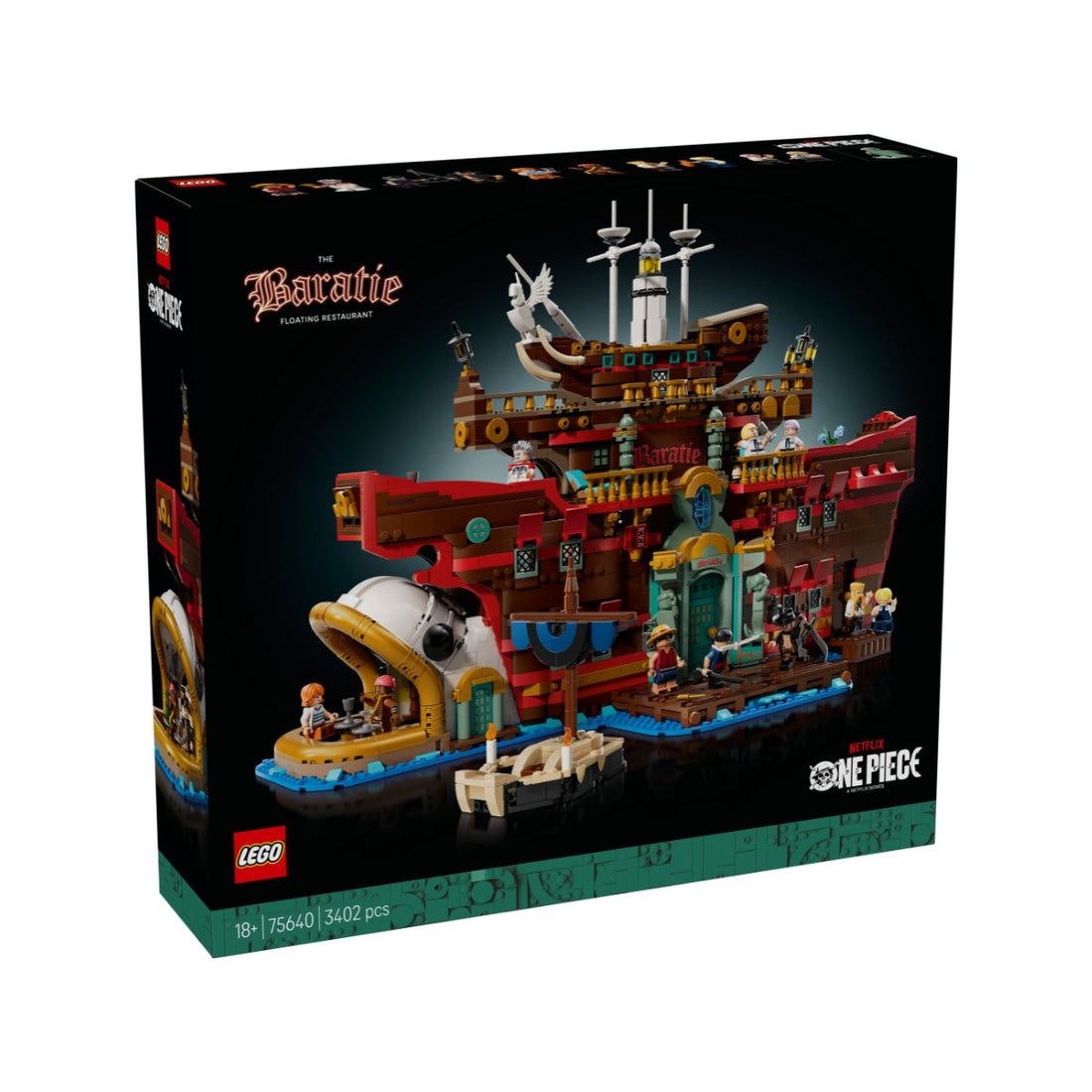 Mô hình LEGO ONE PIECE Baratie Floating Restaurant 75640 - Ảnh 5