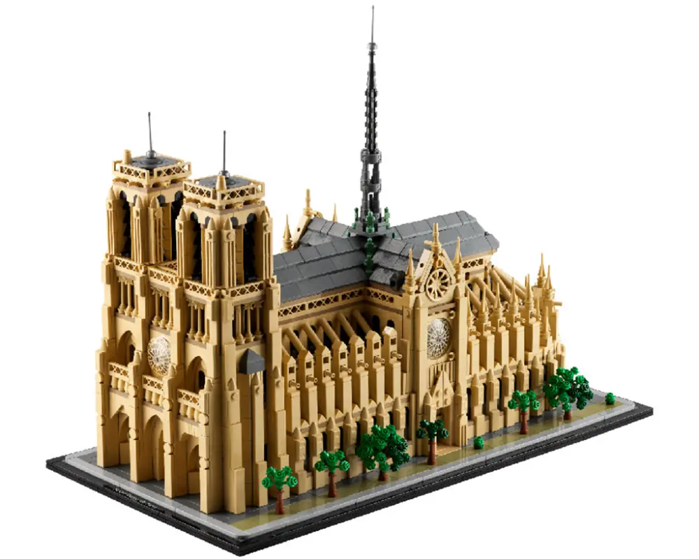 Mô hình lego LEGOARCHITECTURE Notre Dame Cathedral Paris 21061