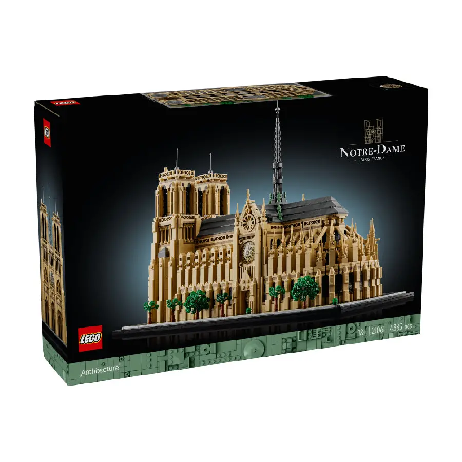 Mô hình lego LEGOARCHITECTURE Notre Dame Cathedral Paris 21061 - Ảnh 4
