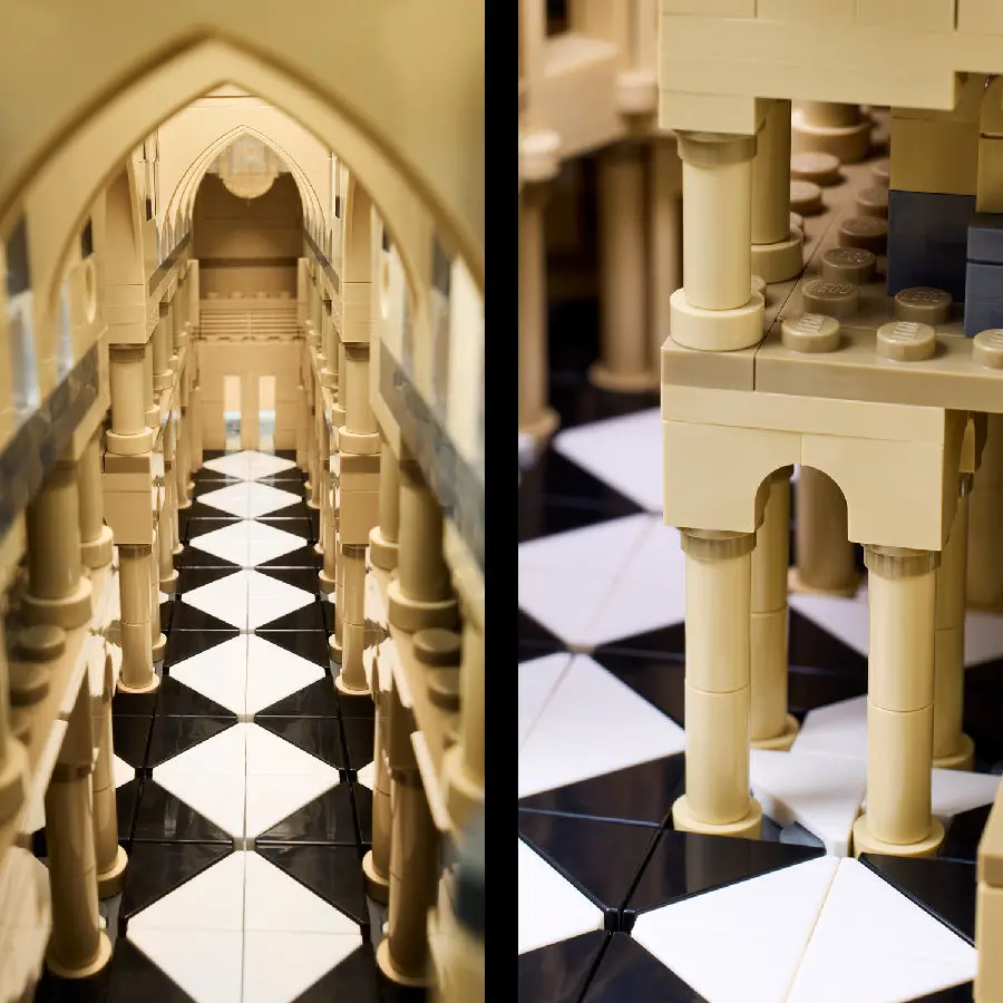 Alternative view of Mô hình lego LEGOARCHITECTURE Notre Dame Cathedral Paris 21061