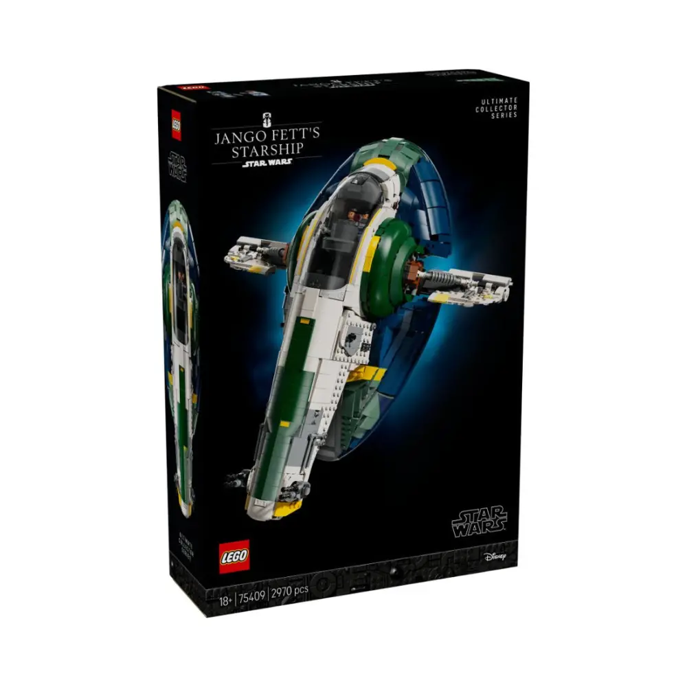 Mô hình LEGO STAR WARS Jango Fett's Firespray Class Spaceship 75409 - Ảnh 5