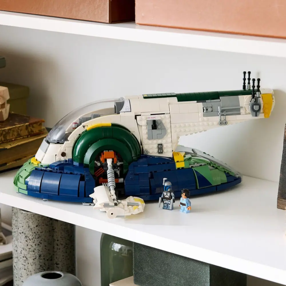 Mô hình LEGO STAR WARS Jango Fett's Firespray Class Spaceship 75409 - Ảnh 4