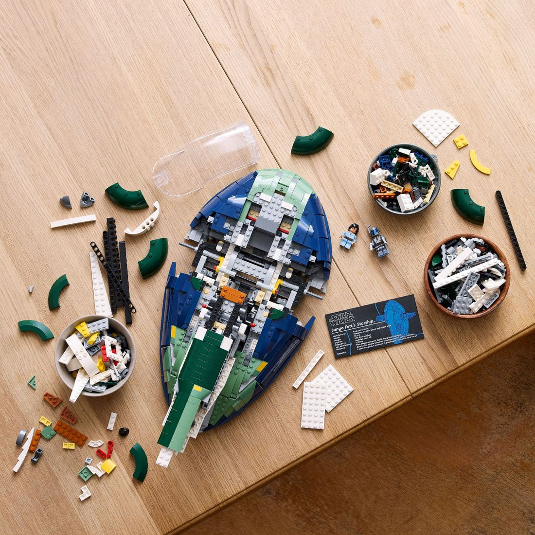 Alternative view of Mô hình LEGO STAR WARS Jango Fett's Firespray Class Spaceship 75409