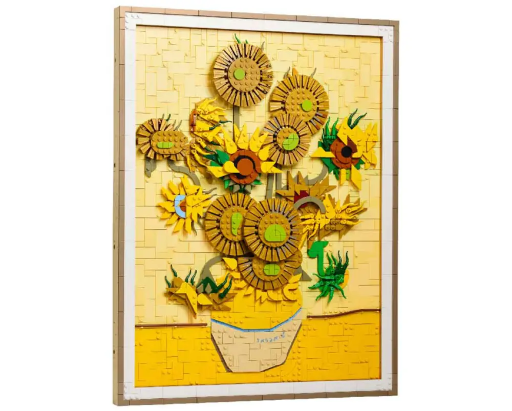 Mô hình LEGO ART Vincent Van Gogh Sunflower Painting 31215