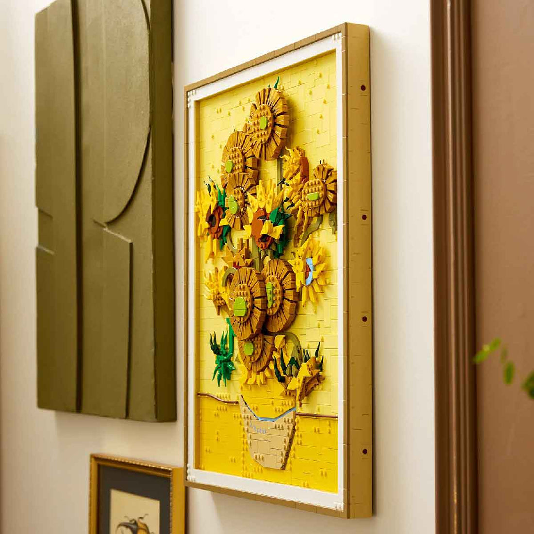 Alternative view of Mô hình LEGO ART Vincent Van Gogh Sunflower Painting 31215
