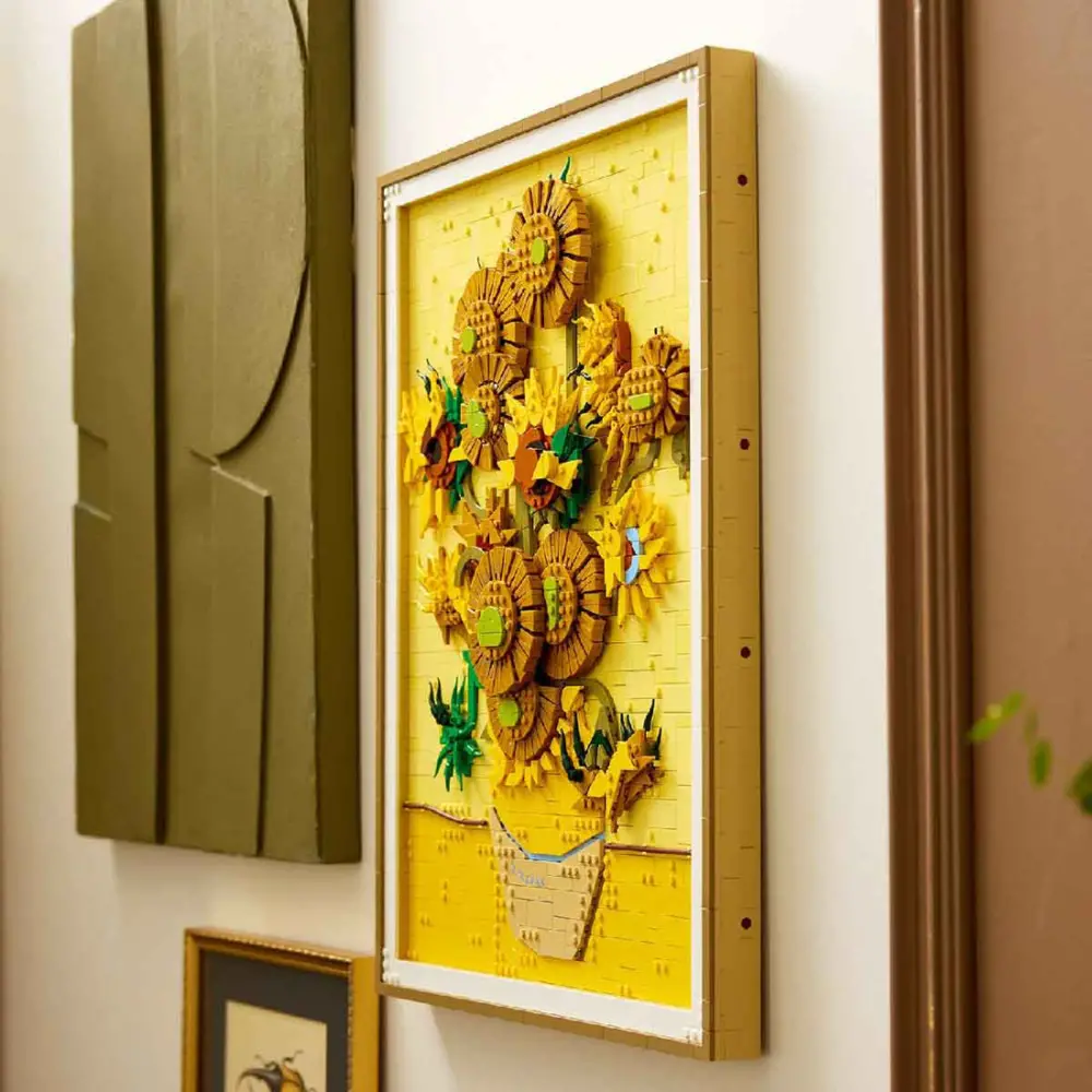 Alternative view of Mô hình LEGO ART Vincent Van Gogh Sunflower Painting 31215