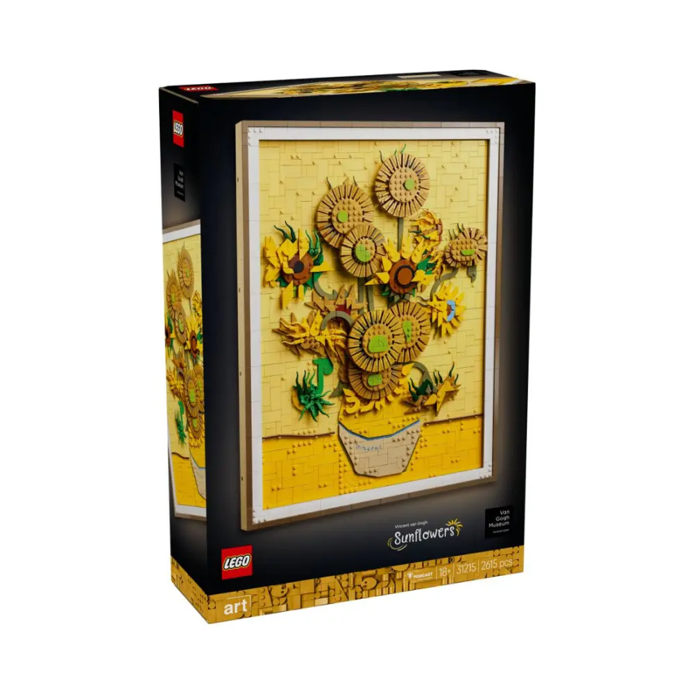 Mô hình LEGO ART Vincent Van Gogh Sunflower Painting 31215 - Ảnh 4