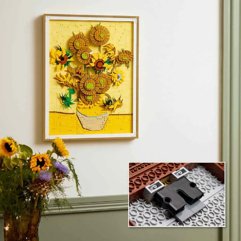 Mô hình LEGO ART Vincent Van Gogh Sunflower Painting 31215 - Ảnh 5