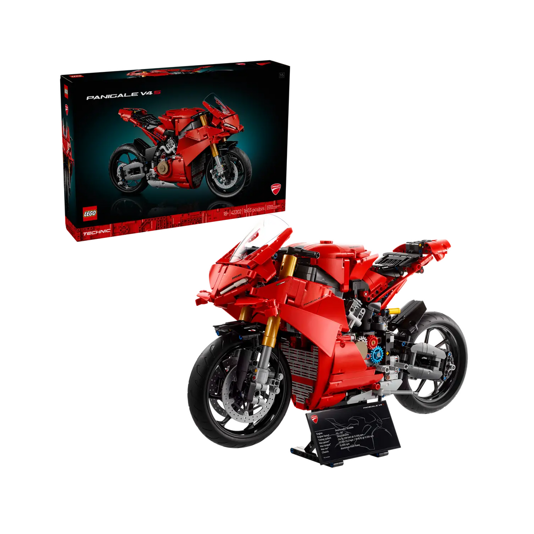 Mô hình LEGO TECHNIC Ducati Motorcycle 42202 - Ảnh 3