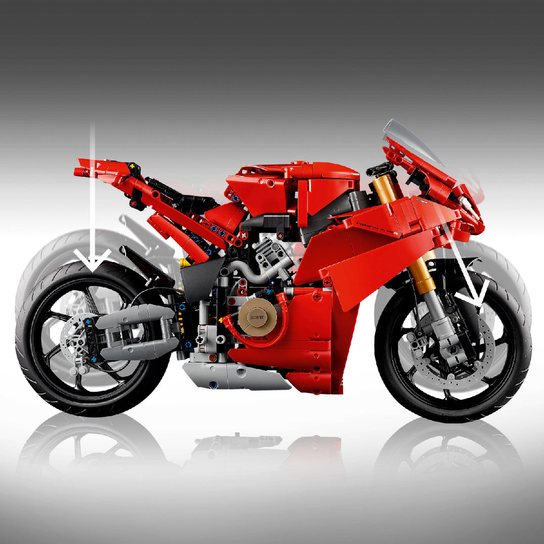 Mô hình LEGO TECHNIC Ducati Motorcycle 42202 - Ảnh 5