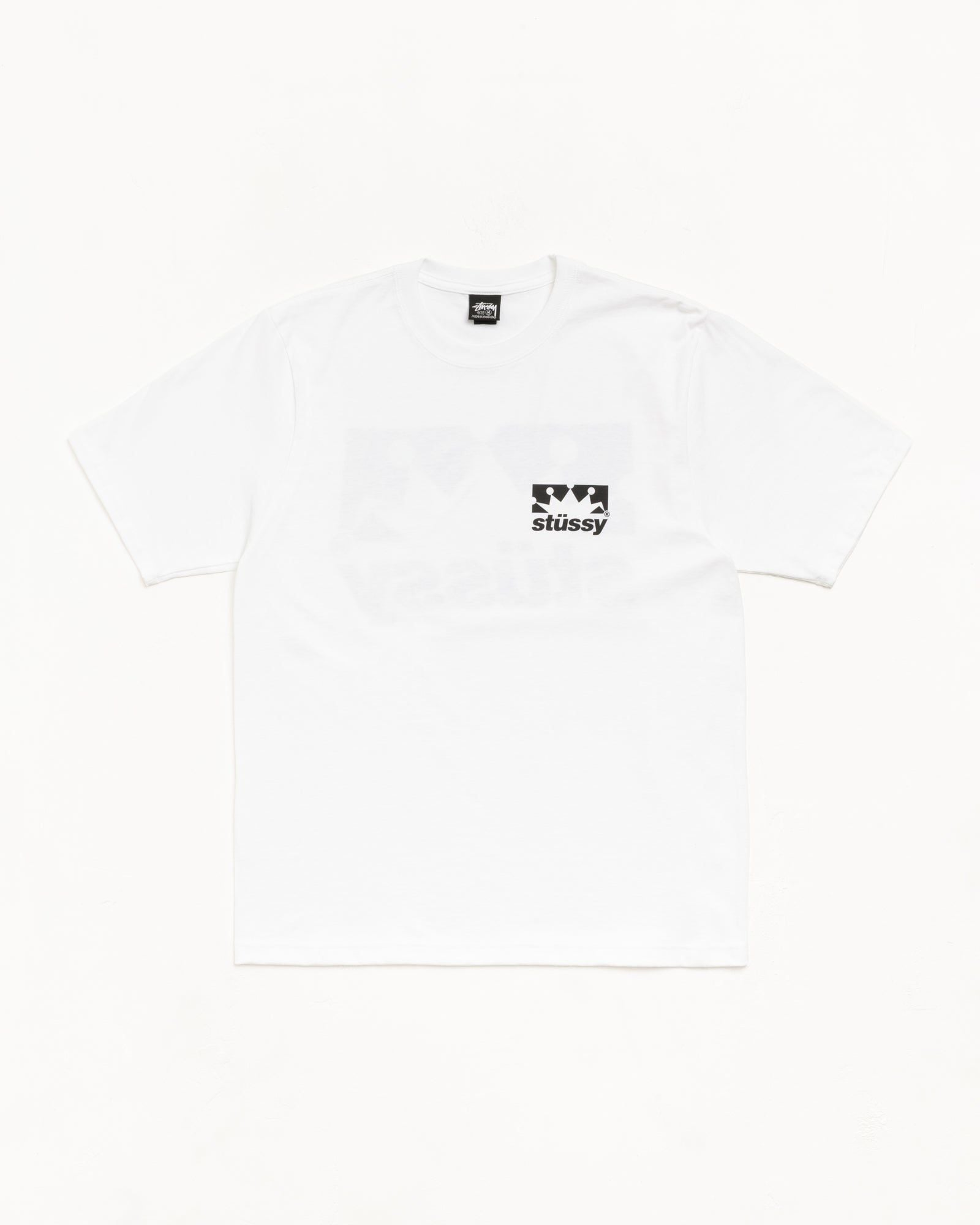Alternative view of Áo Stussy Box Crown Tee 'White' 1905186