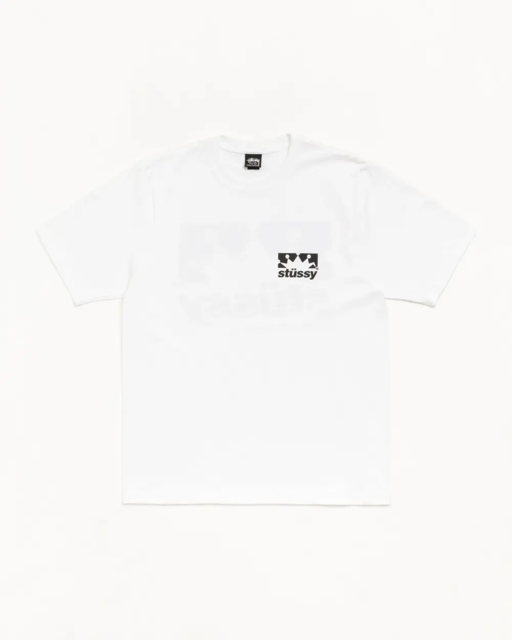 Alternative view of Áo Stussy Box Crown Tee 'White' 1905186