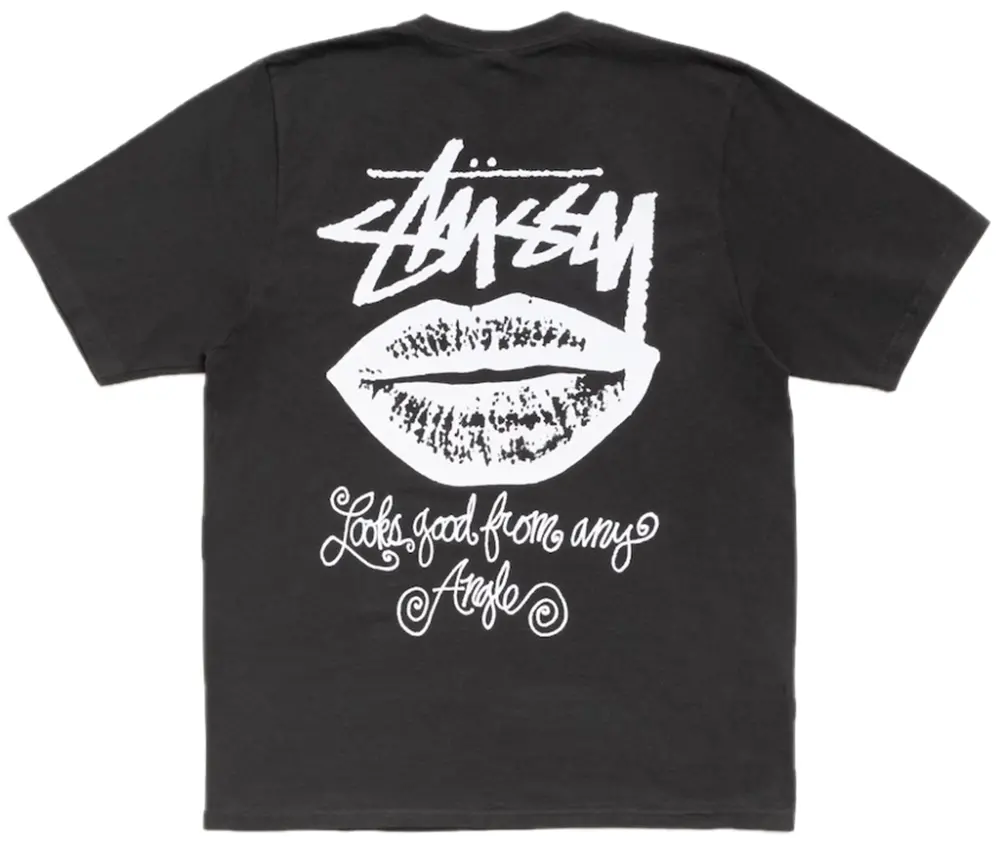 Áo Stussy Any Angle Tee Pigment Dyed 'Black' 1905196