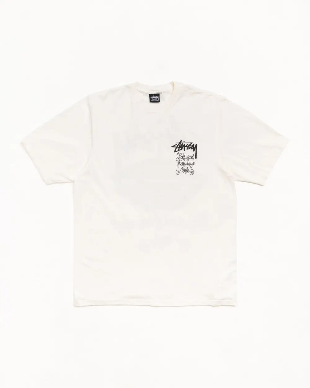Alternative view of Áo Stussy Any Angle Tee Pigment Dyed 'Natural' 1905196
