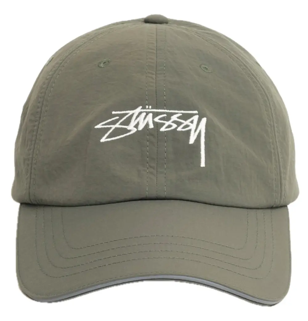 Mũ Stussy Smooth Stock Nylon Sport Cap 'Khaki' 1311211
