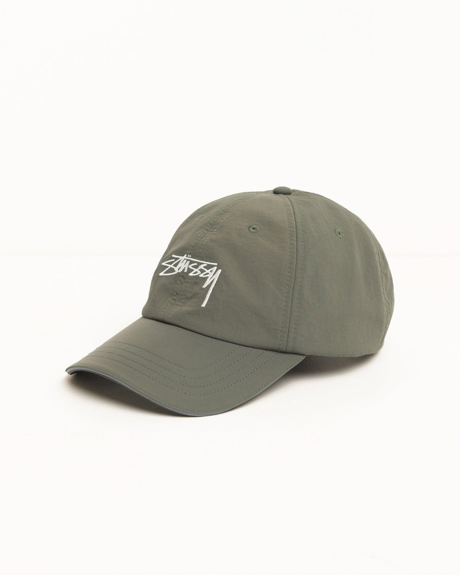 Alternative view of Mũ Stussy Smooth Stock Nylon Sport Cap 'Khaki' 1311211