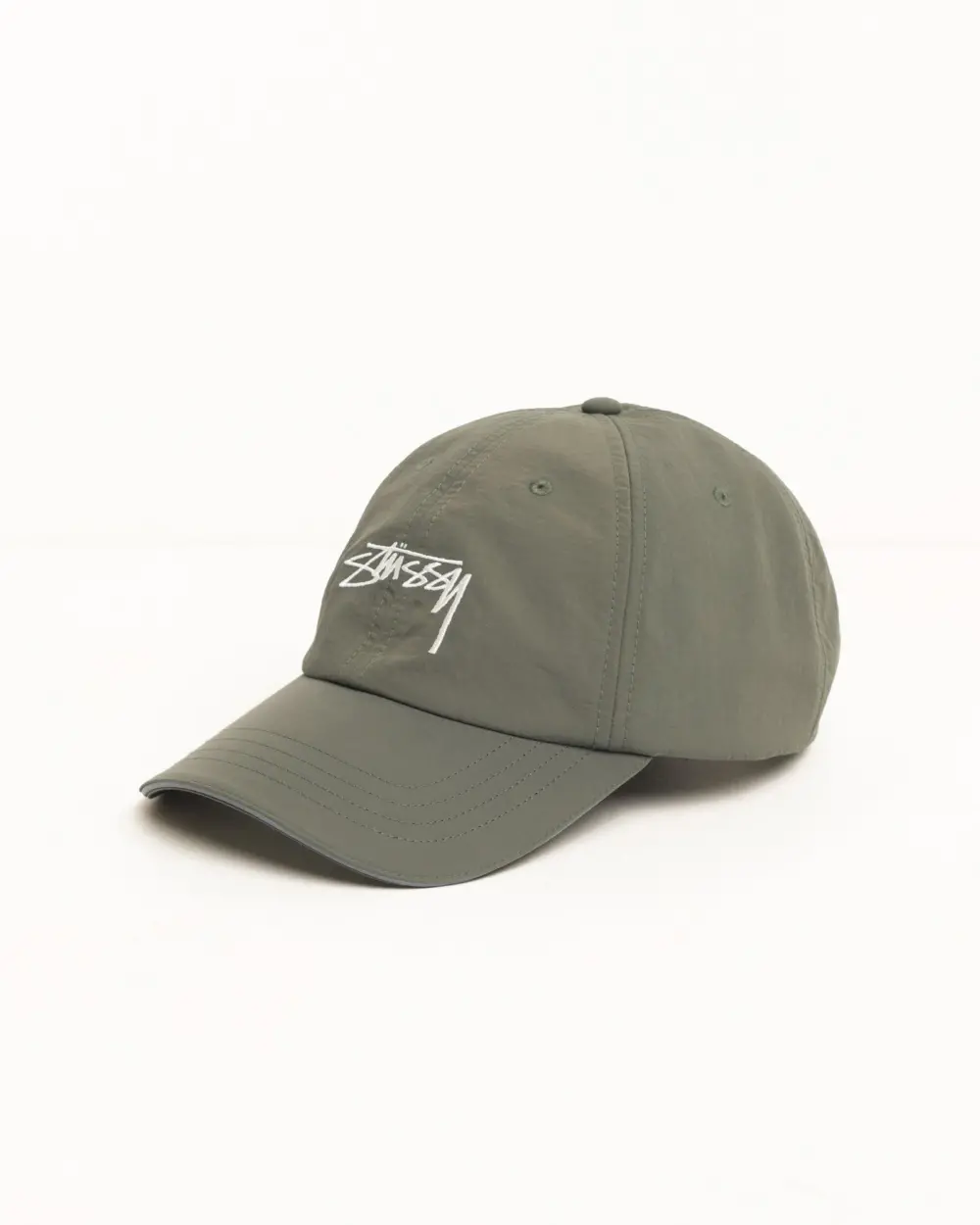 Alternative view of Mũ Stussy Smooth Stock Nylon Sport Cap 'Khaki' 1311211