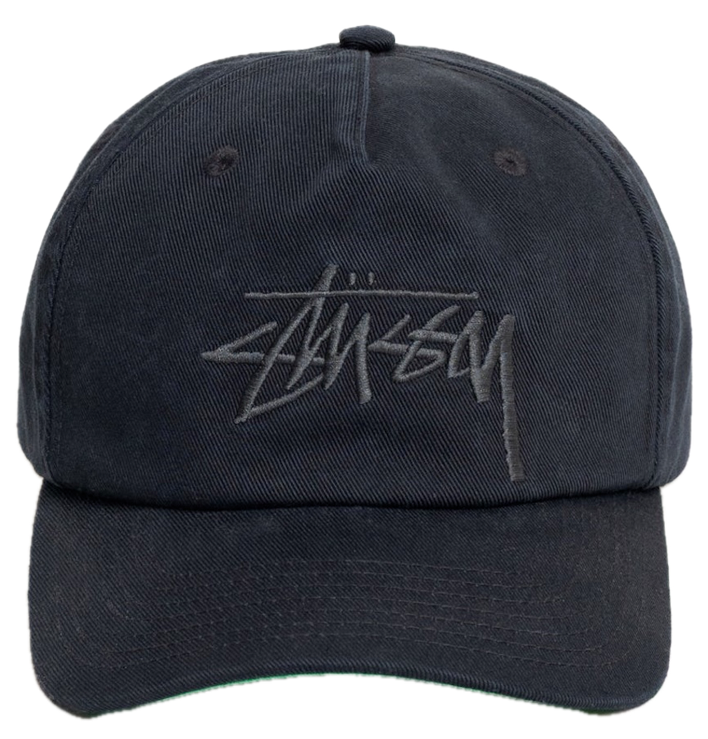 Mũ Stussy Mid-Depth Big Stock Snapback 'Navy' 1311209