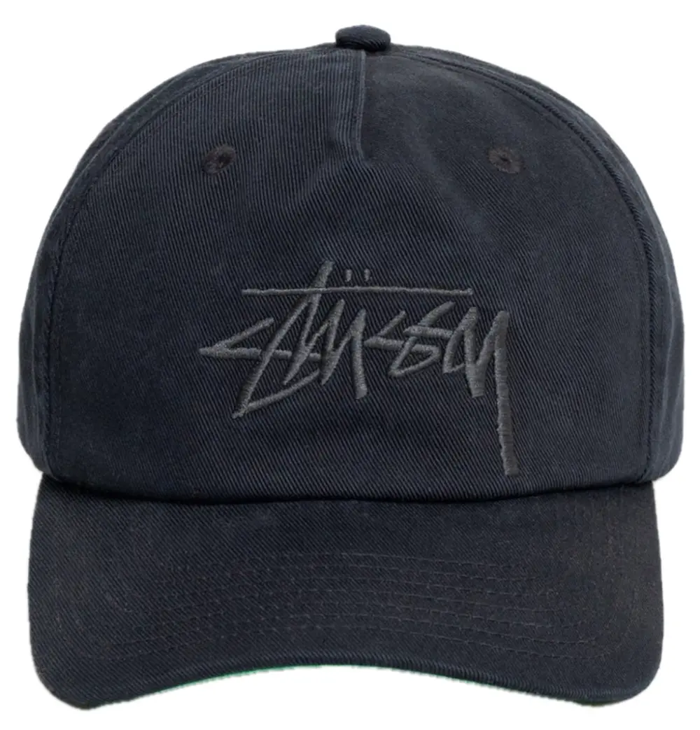 Mũ Stussy Mid-Depth Big Stock Snapback 'Navy' 1311209