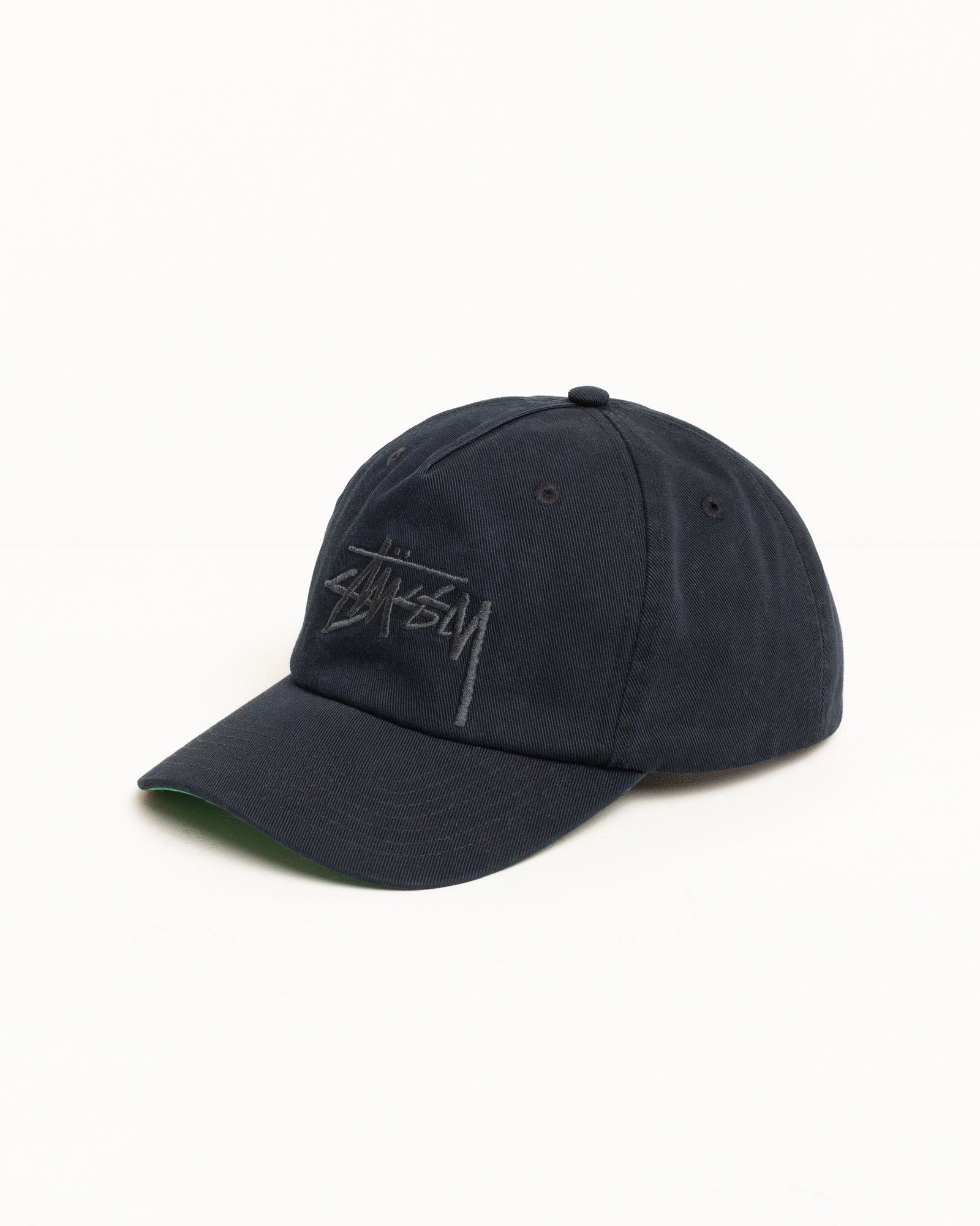 Alternative view of Mũ Stussy Mid-Depth Big Stock Snapback 'Navy' 1311209