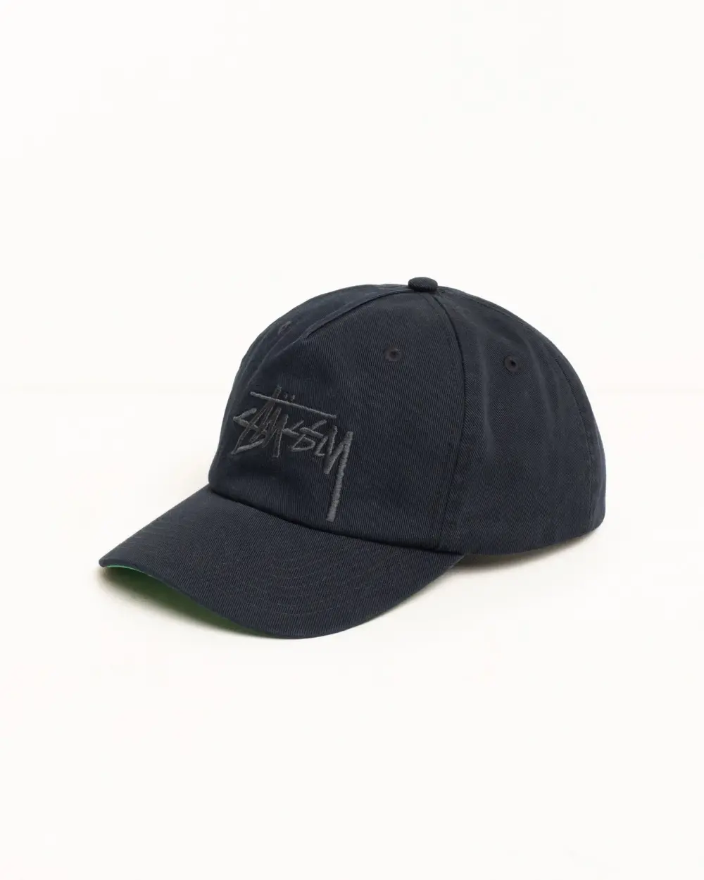 Alternative view of Mũ Stussy Mid-Depth Big Stock Snapback 'Navy' 1311209