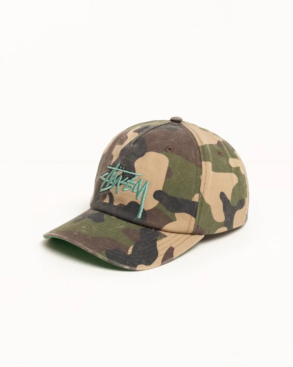 Mũ Stussy Low Profile Chenille S Snapback 'Camo' 1311061 - Ảnh 3