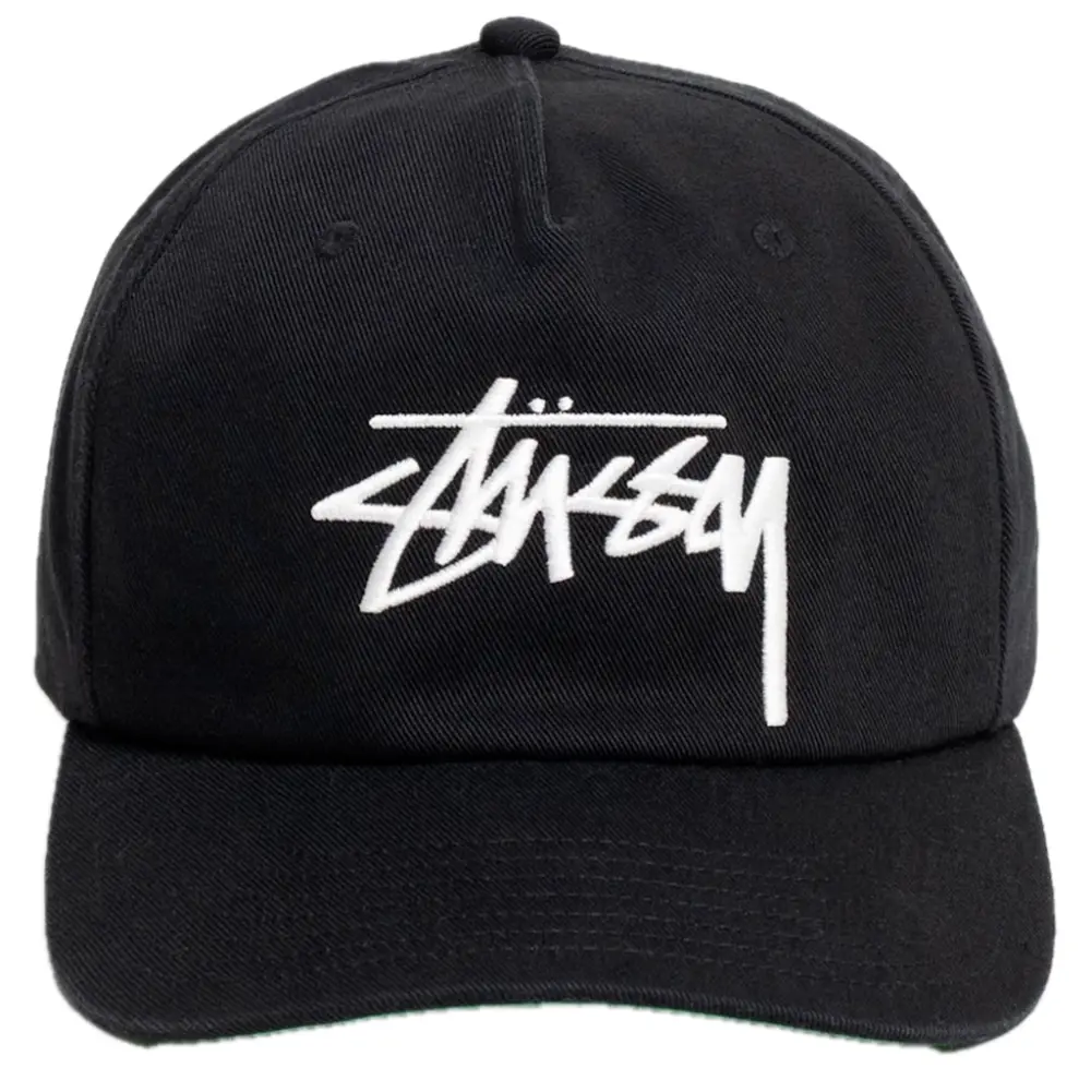 Mũ Stussy Low Profile Chenille S Snapback 'Black' 1311061