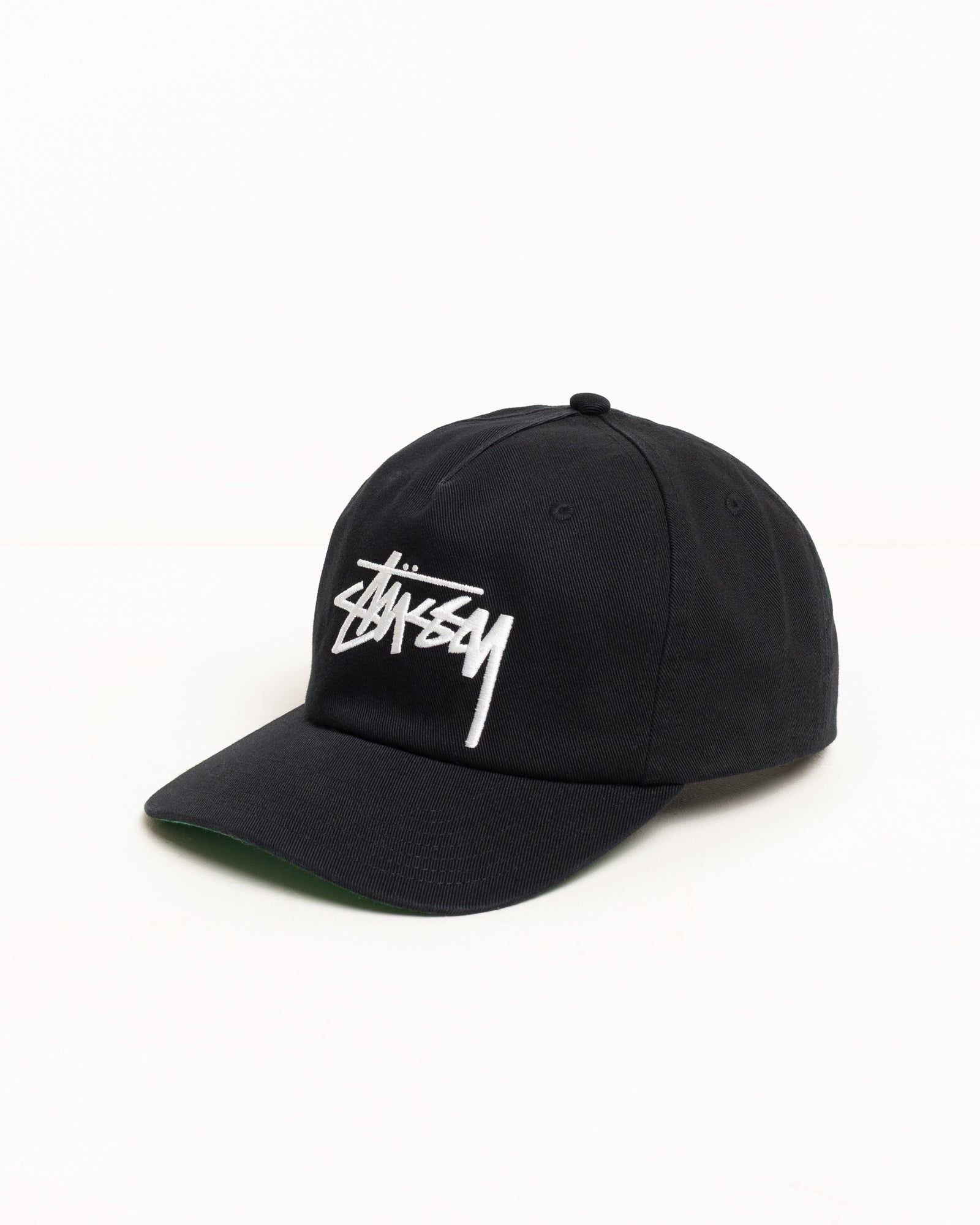 Alternative view of Mũ Stussy Low Profile Chenille S Snapback 'Black' 1311061