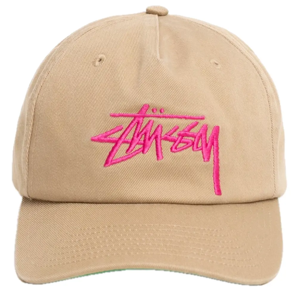 Mũ Stussy Low Profile Chenille S Snapback 'Khaki' 1311061
