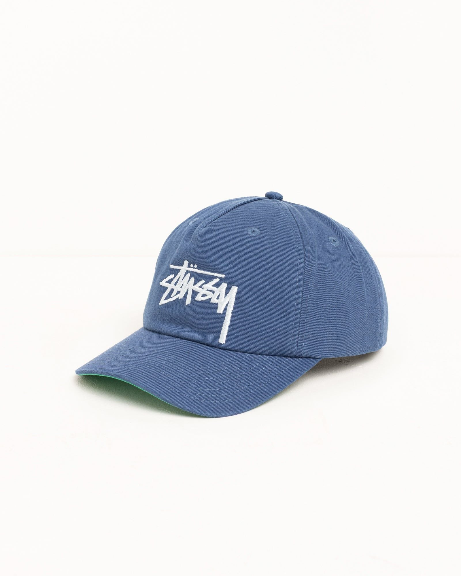Alternative view of Mũ Stussy Low Profile Chenille S Snapback 'Blue' 1311061
