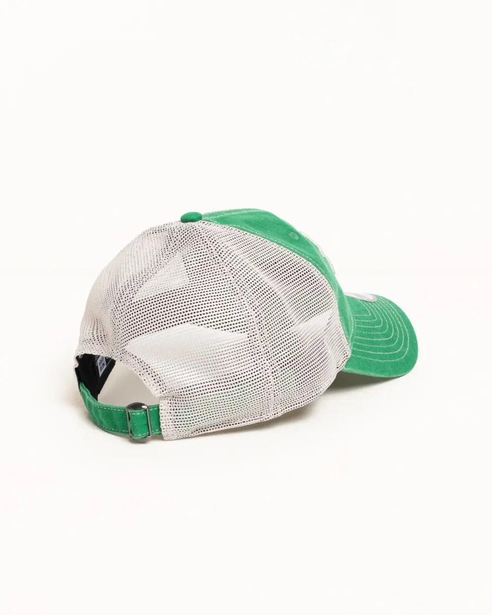 Mũ Stussy New Era 9Twenty Washed Basic Trucker 'Green' 1311164 - Ảnh 3
