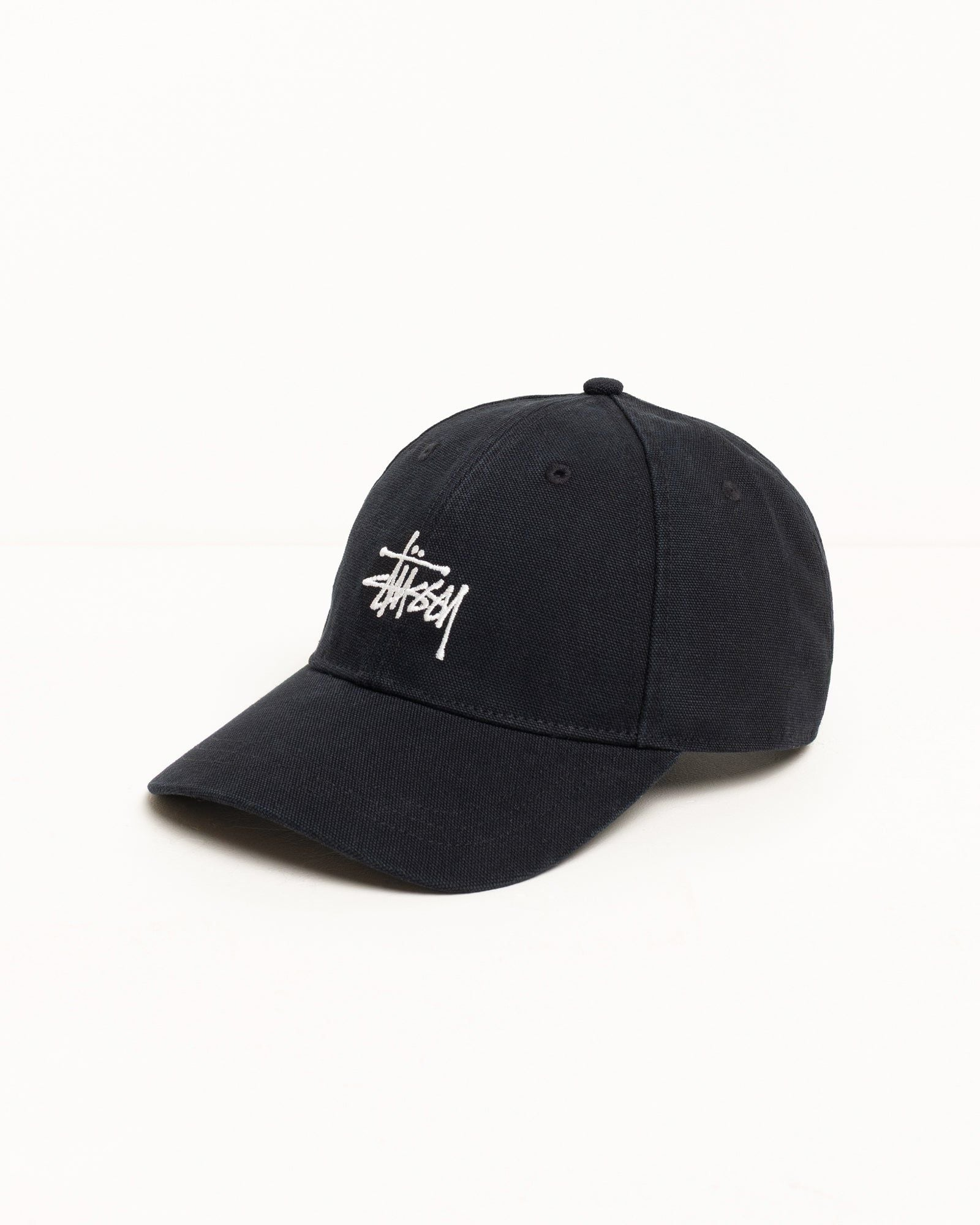 Alternative view of Mũ Stussy Basic Stüssy Cap Canvas 'Black' 1311232