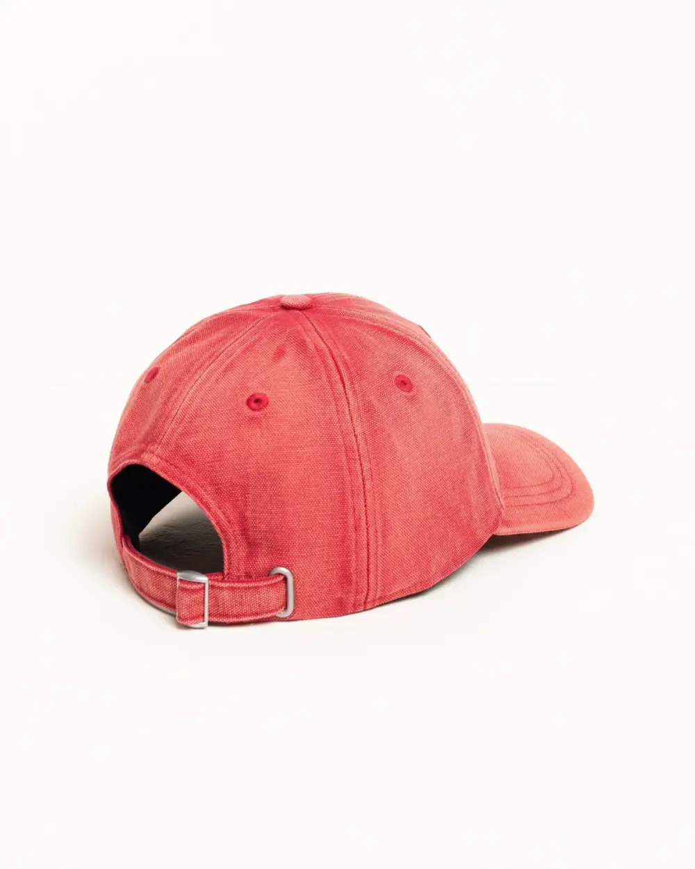 Mũ Stussy Basic Stüssy Cap Washed Canvas 'Red' 1311210 - Ảnh 6