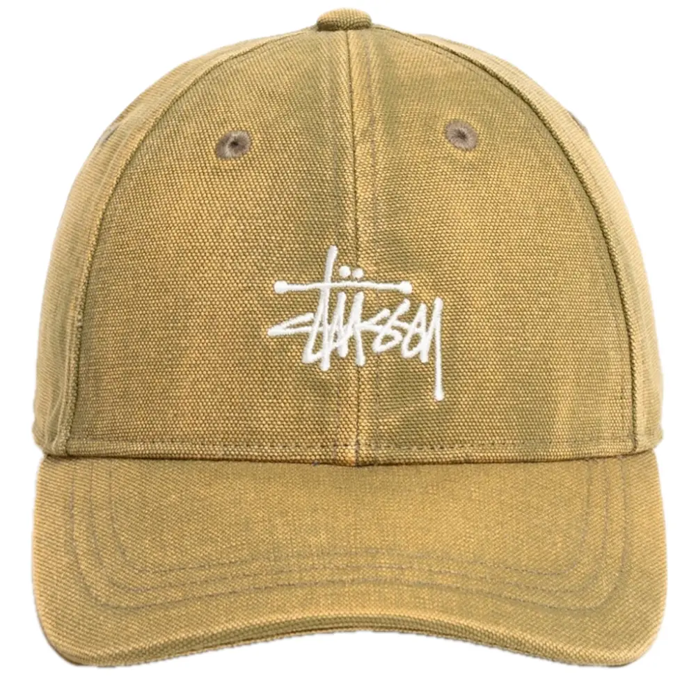 Mũ Stussy Basic Stüssy Cap Washed Canvas 'Green' 1311210