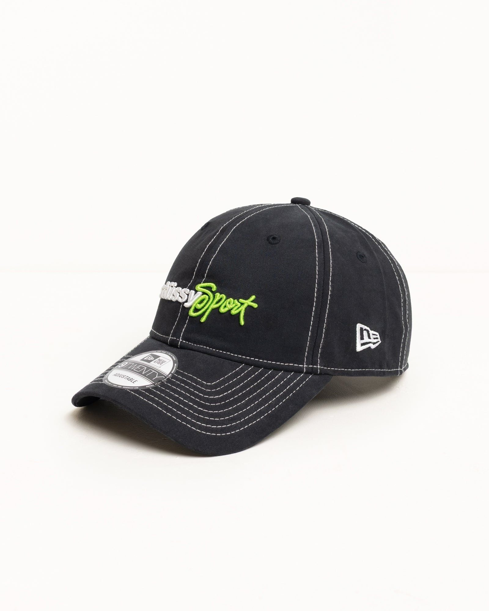 Alternative view of Mũ Stussy New Era 9Twenty Stüssy Sport Strapback 'Black' 1311198