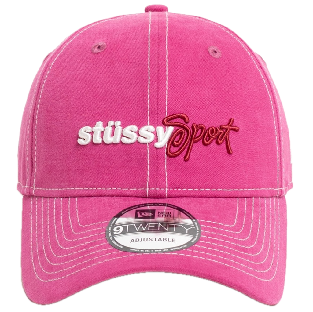 Mũ Stussy New Era 9Twenty Stüssy Sport Strapback 'Pink' 1311198