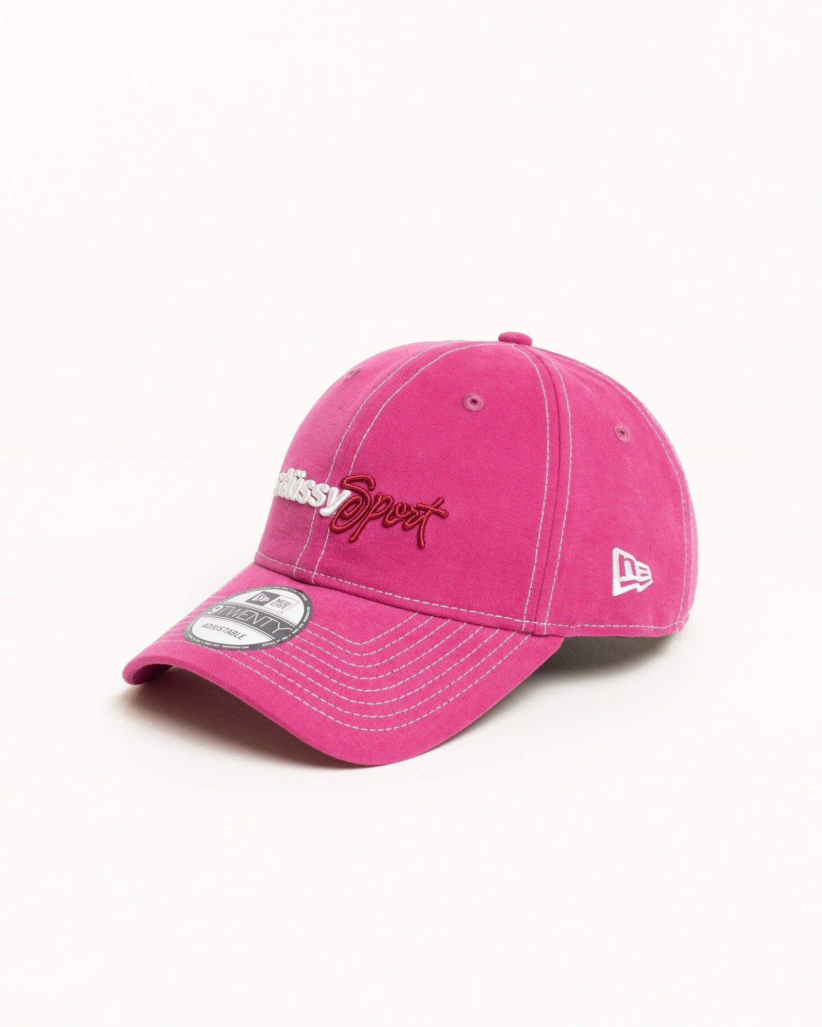 Alternative view of Mũ Stussy New Era 9Twenty Stüssy Sport Strapback 'Pink' 1311198
