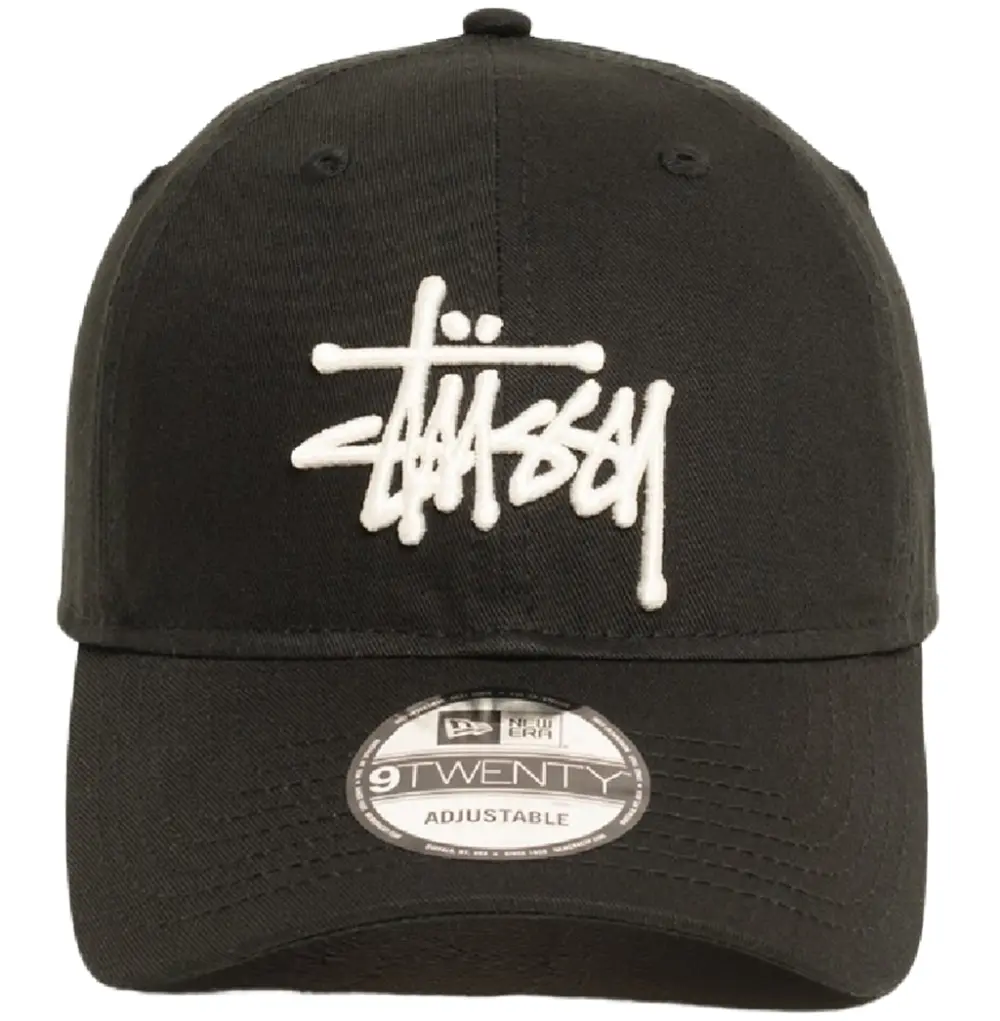 Mũ Stussy New Era 9Twenty Basic Strapback 'Black' 1311107