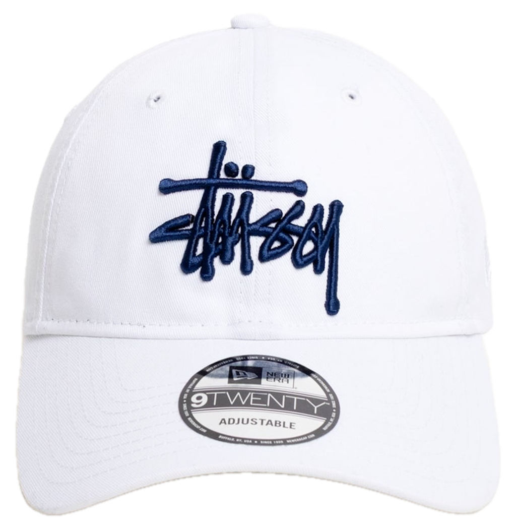 Mũ Stussy New Era 9Twenty Basic Strapback 'White' 1311107