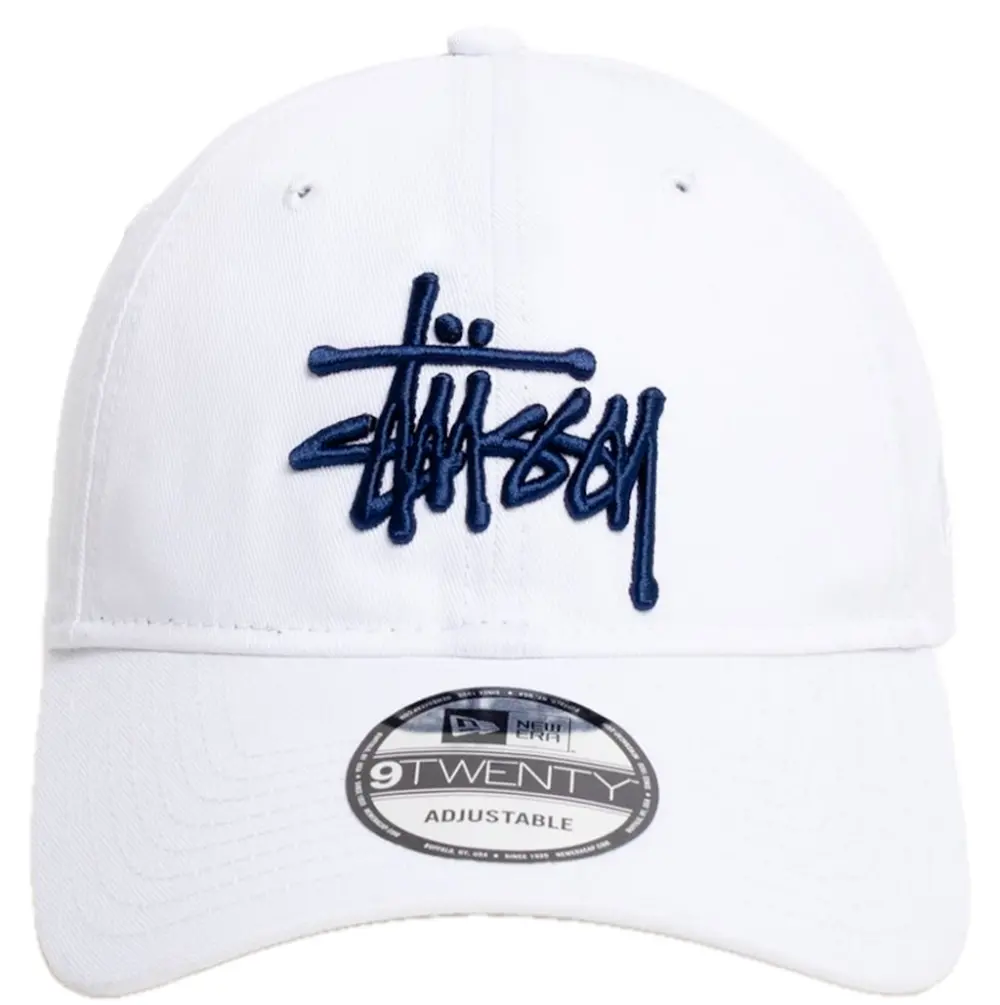 Mũ Stussy New Era 9Twenty Basic Strapback 'White' 1311107